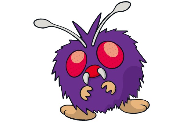Frightful Purple Creature
