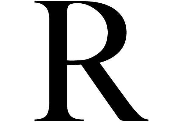 Bold Black Letter R