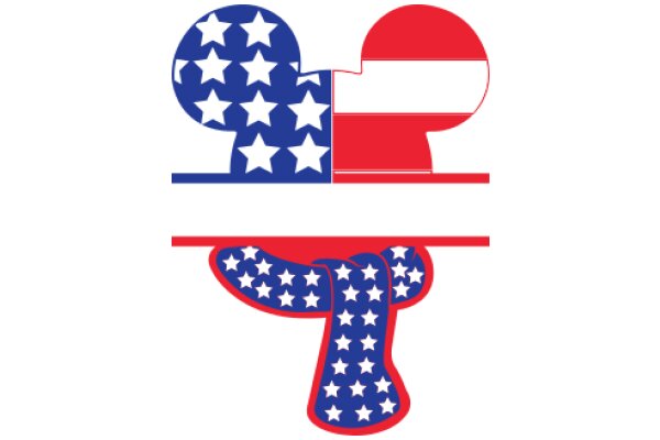 Unity in Diversity: A Graphic Representation of the American Flag and a Baseball Cap