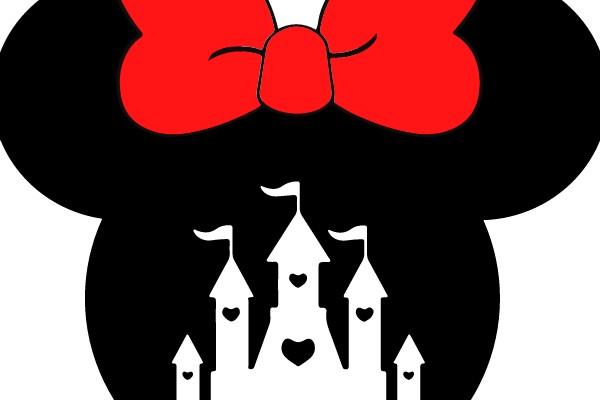 Minnie Mouse Castle Silhouette