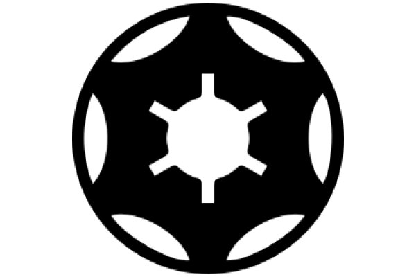 Stylized Logo of a Gear or Wheel
