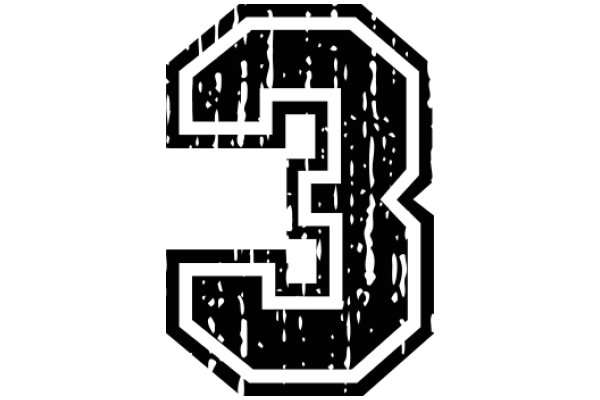Stylized Logo of the Number 3