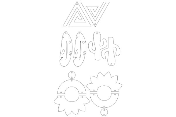 Stylized Logo Designs: A Collection of Geometric and Abstract Symbols