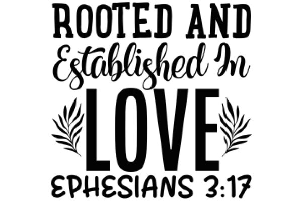 Rooted and Established in Love: Ephesians 3:17