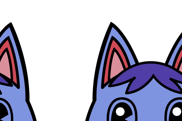 Joyful Blue Cat Character: A Cartoon Expression
