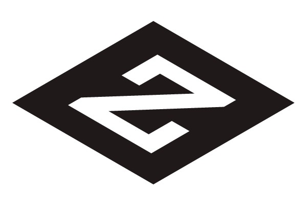 Swastika Symbol within a Diamond Border