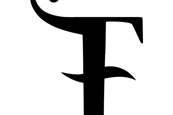 Black Gothic Font with Swirl