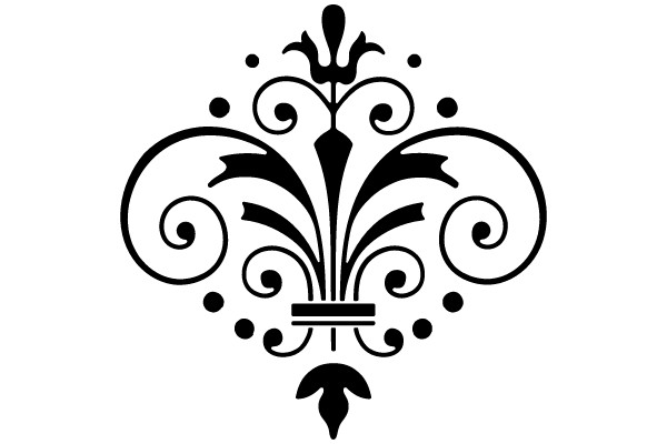 Ornate Flourish: A Classic Vintage Ornament