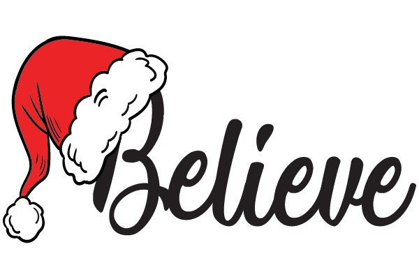 Believe in the Magic of Christmas with This Festive Logo!