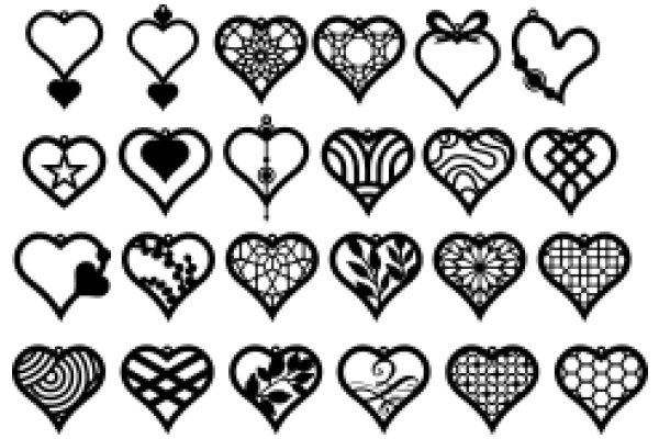 A Collection of Heart Symbols