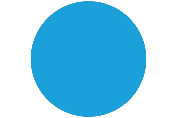 Title: Solid Blue Circle