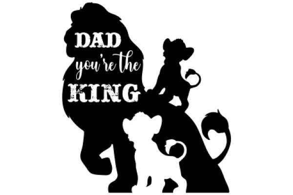 A Father's Love: A Silhouette Tribute to the King of the Jungle