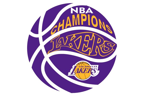 NBA Champions Lakers Logo