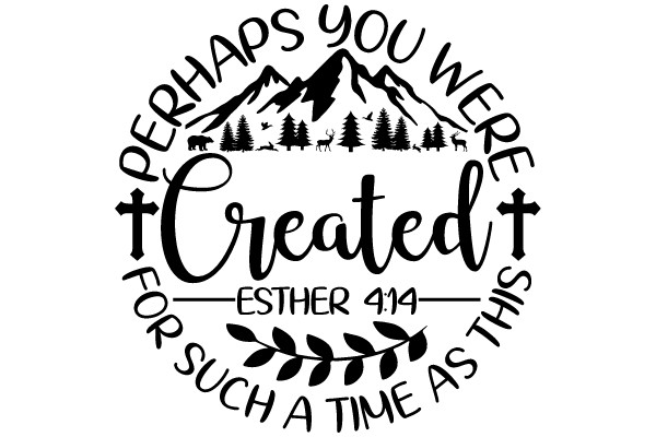 A Hand-Drawn Logo for a Church: 'Perhaps You Were Created for Such a Time as This'