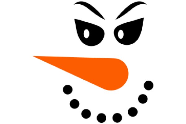 Smiley Face with Angry Eyes and Teeth