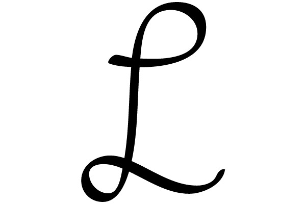 Elegant Script Letter 'L'