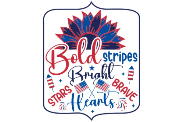 Celebrating American Values: Bold Stripes, Brave Hearts, and Stars and Stripes Forever!