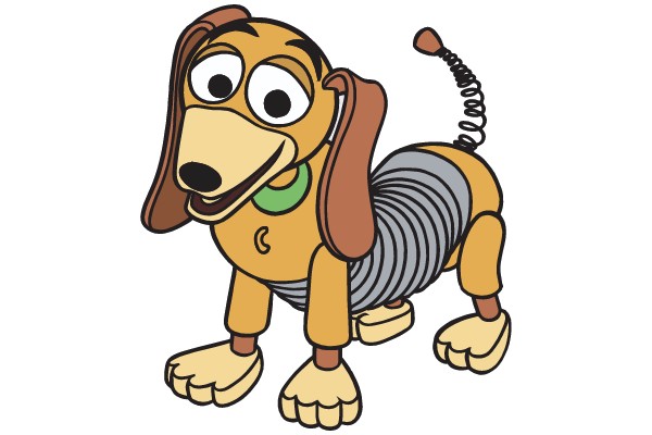 Spring into Action: The Animated Dachshund
