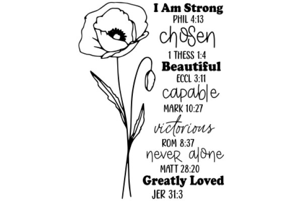 A Poem of Faith and Strength: A Tribute to the Power of Words and the Beauty of Nature