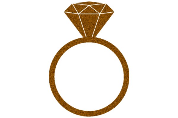 A Symbol of Love and Commitment: A Diamond Ring with a Textured Band