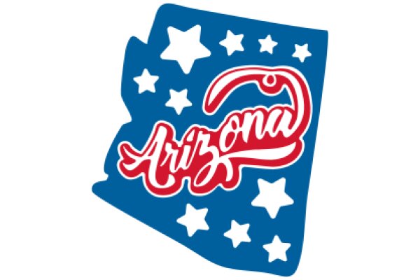 Vibrant Arizona State Flag with a Stylized Hook