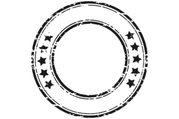 Stylized Logo with Stars and Circles