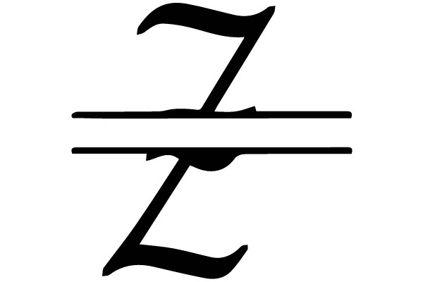 Zigzag Line with Horizontal Bar
