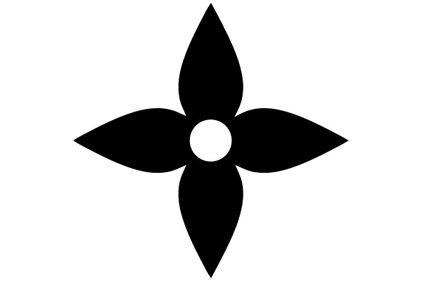 Four-Petal Flower Symbol