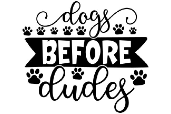 Dogs Before Dudes: A Playful Take on the Iconic 'Dogs Before Dudes' Sign