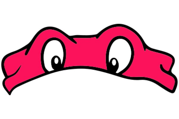 A Playful Pink Cartoon Character