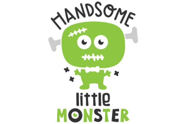 Handsome Little Monster: A Playful and Cute Logo Design
