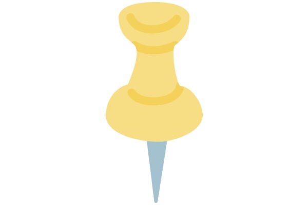 A Yellow Ice Cream Cone with a Blue Pointy Top