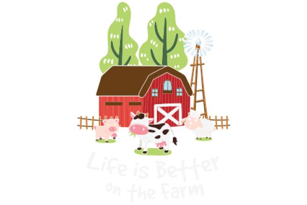 A Rural Scene of Life on the Farm