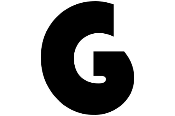 Simplistic Logo of the Letter 'G' with a Curved Baseline