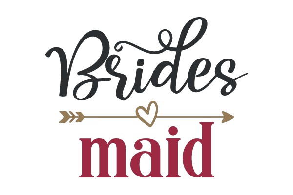 Bridesmaid Heart Banner