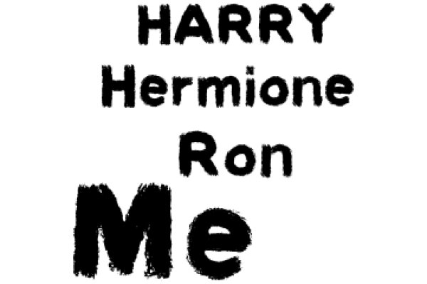 Harry Potter's Iconic Quote: 'Harry Hermione Ron Me' in