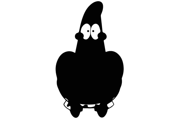 Patrick Star Silhouette