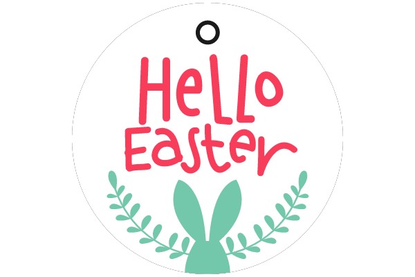 Easter Greetings Tag