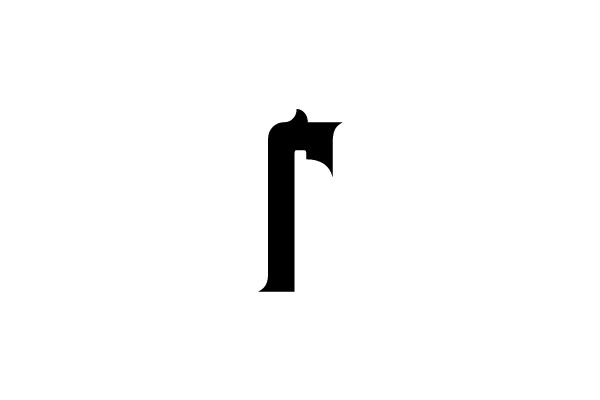 Simplified Gothic Letter F