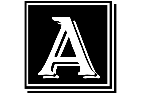 Bold Block Letter A