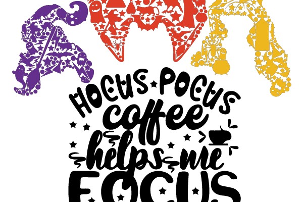 Hocus Pocus Coffee Helps Me Focus