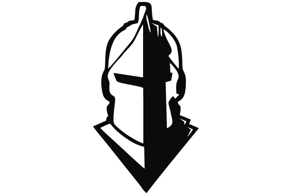 Helmet and Shield Silhouette