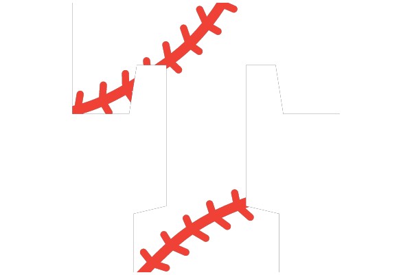 Baseball Stitched T Logo