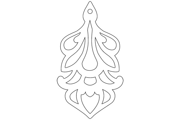 Abstract Geometric Heart Design