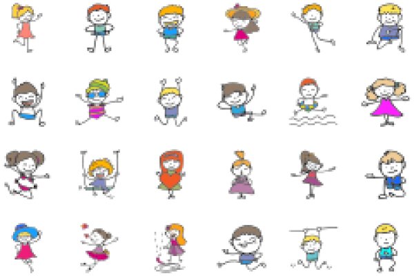 A Collection of Cartoon Characters, Each with a Unique Expression and Style