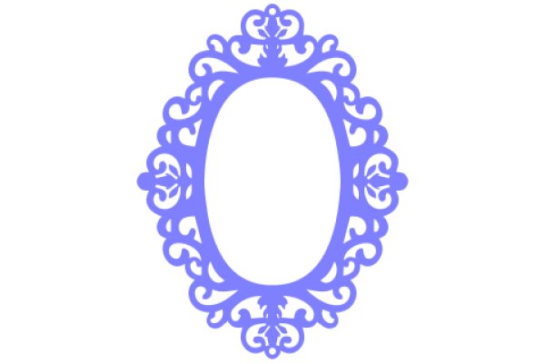 Elegant Oval Mirror with Decorative Frame