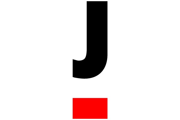 J with Red Rectangle