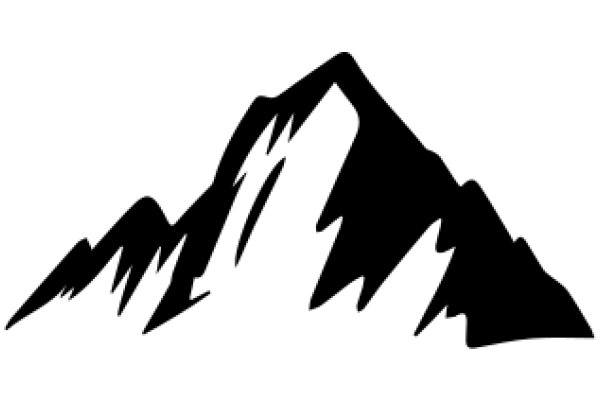 Simplistic Mountain Silhouette
