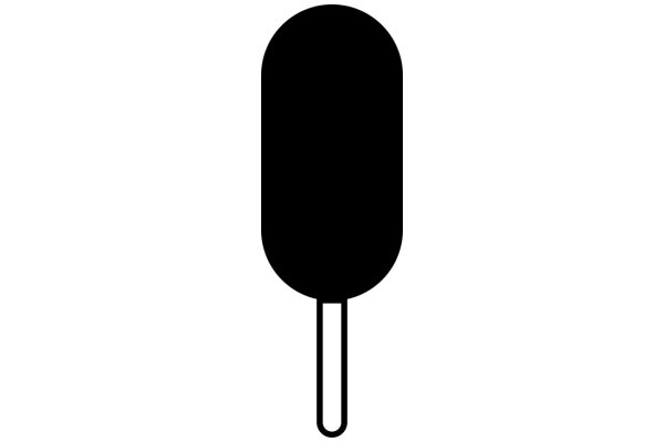 A Solid Black Circle on a White Background