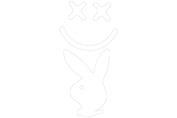 Untitled Line Drawing of a Rabbit